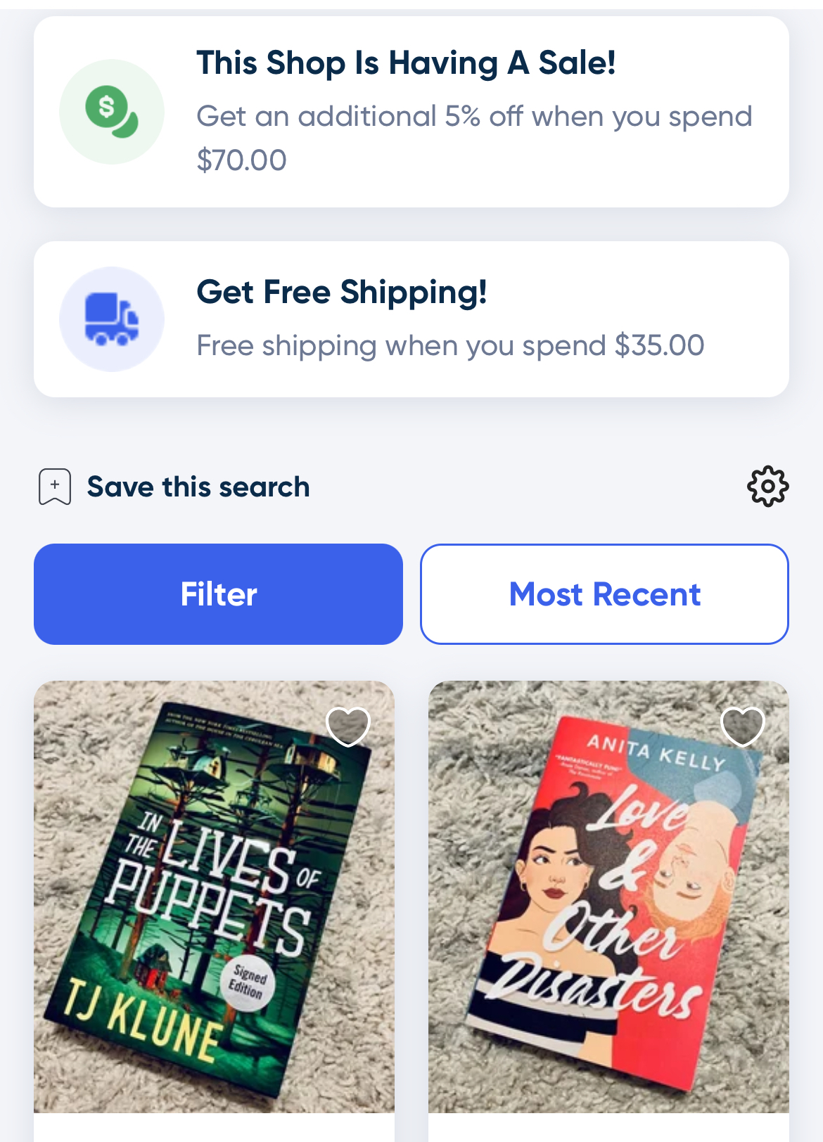seller sales!
