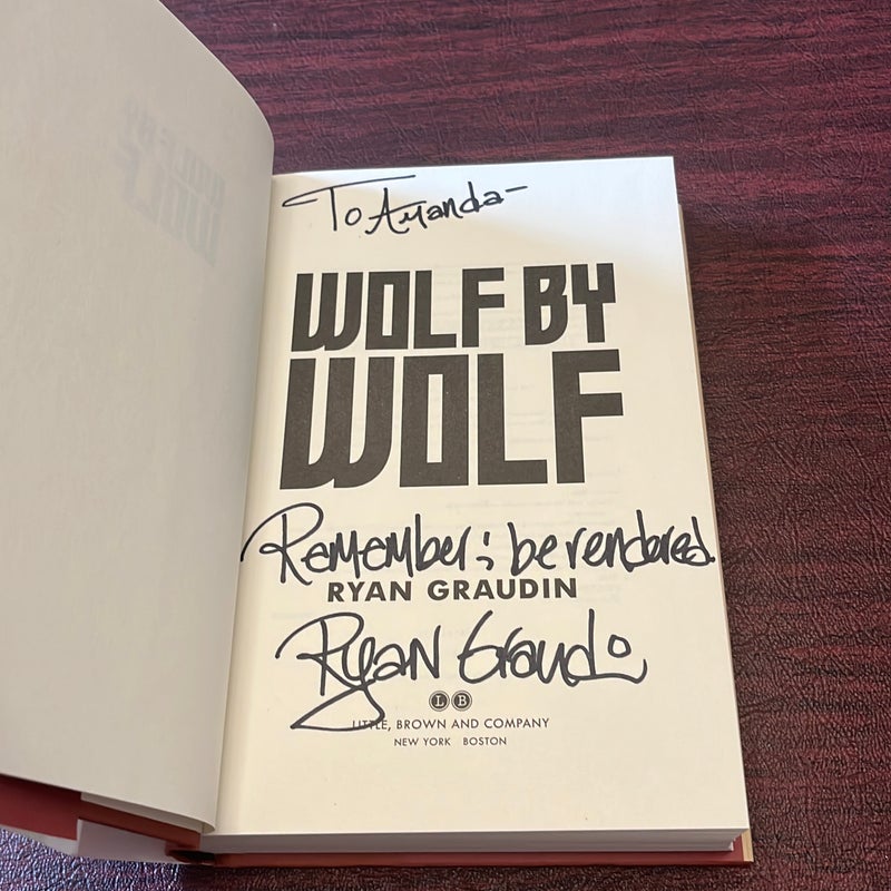 SIGNED Wolf by Wolf