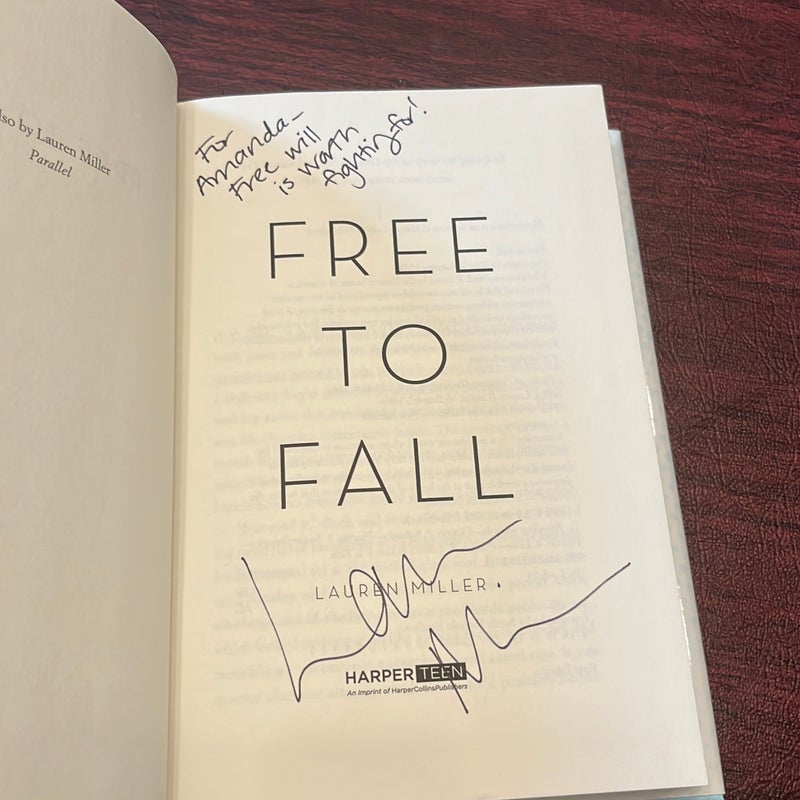 SIGNED Free to Fall