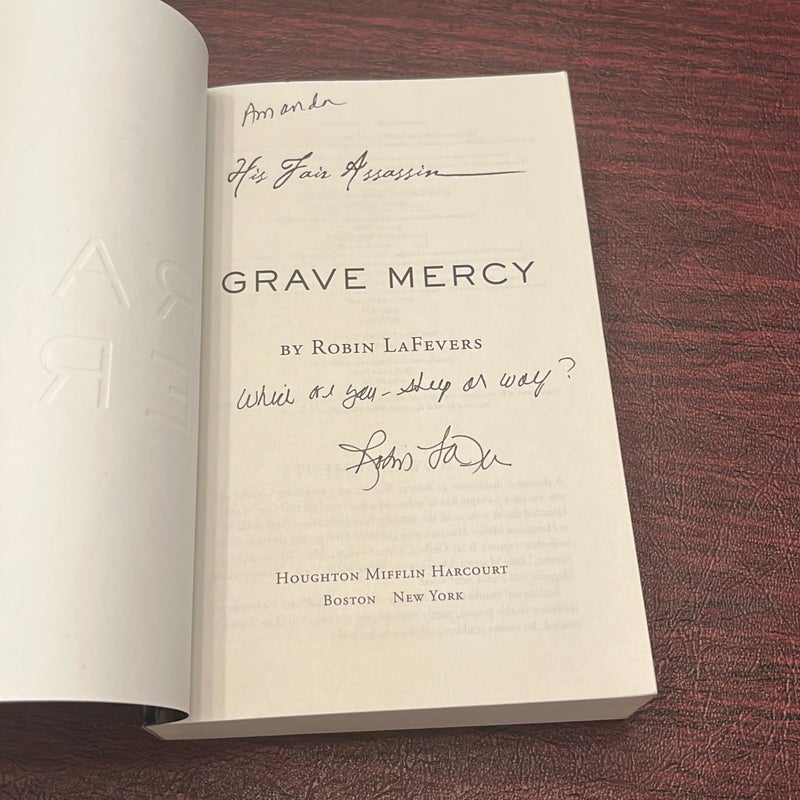 SIGNED Grave Mercy
