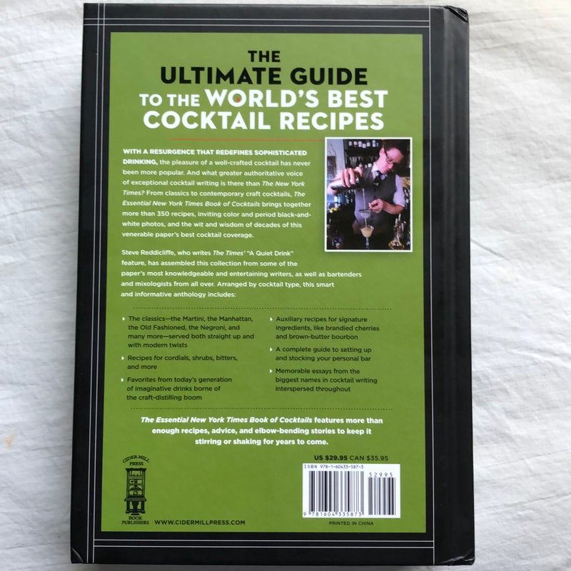 The Essential New York Times Book of Cocktails