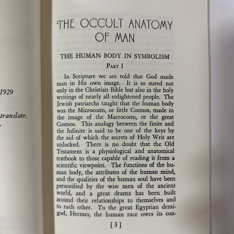 The Occult Anatomy of Man
