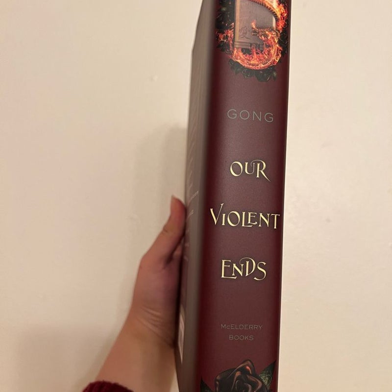 Our Violent Ends ( see pics for slight dents on cover page) 
