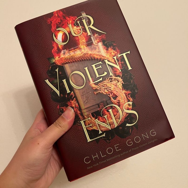 Our Violent Ends ( see pics for slight dents on cover page) 