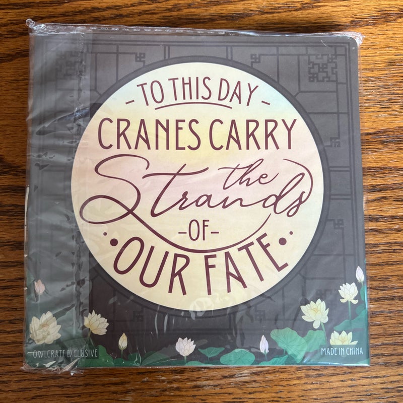 Owlcrate Six Crimson Cranes Origami Kit