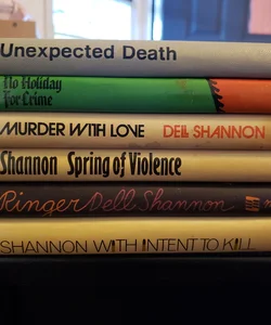Dell Shannon Hardback Book Lot