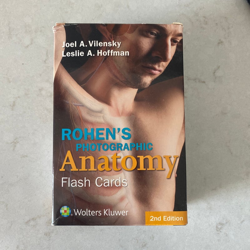 Rohen's Photographic Anatomy Flash Cards