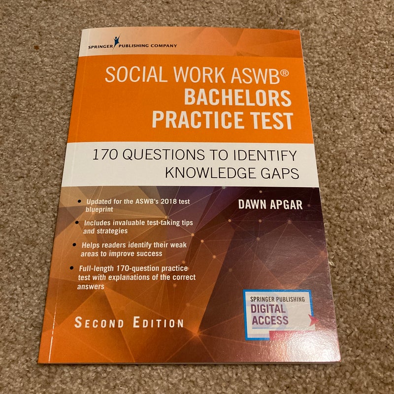 Social Work Aswb Bachelors Practice Test, Second Edition