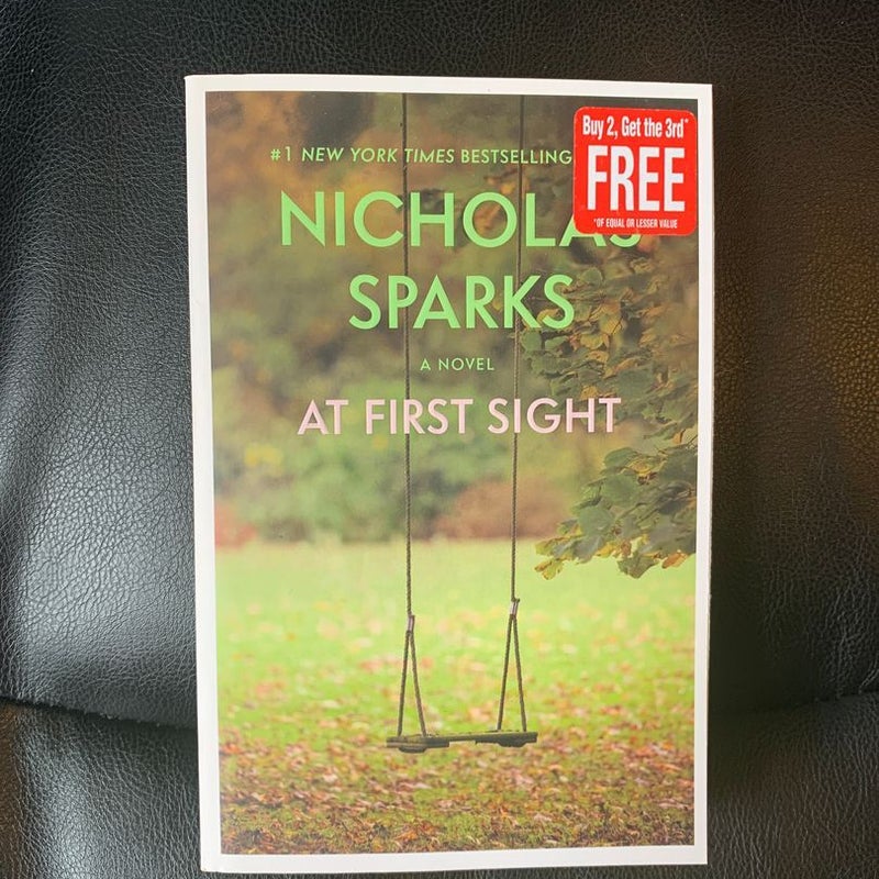 At First Sight by Nicholas Sparks, Paperback