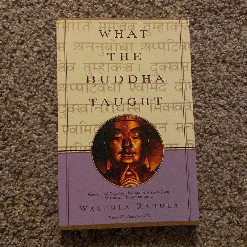 What the Buddha Taught