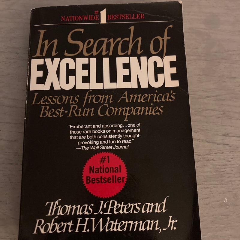 In Search of Excellence
