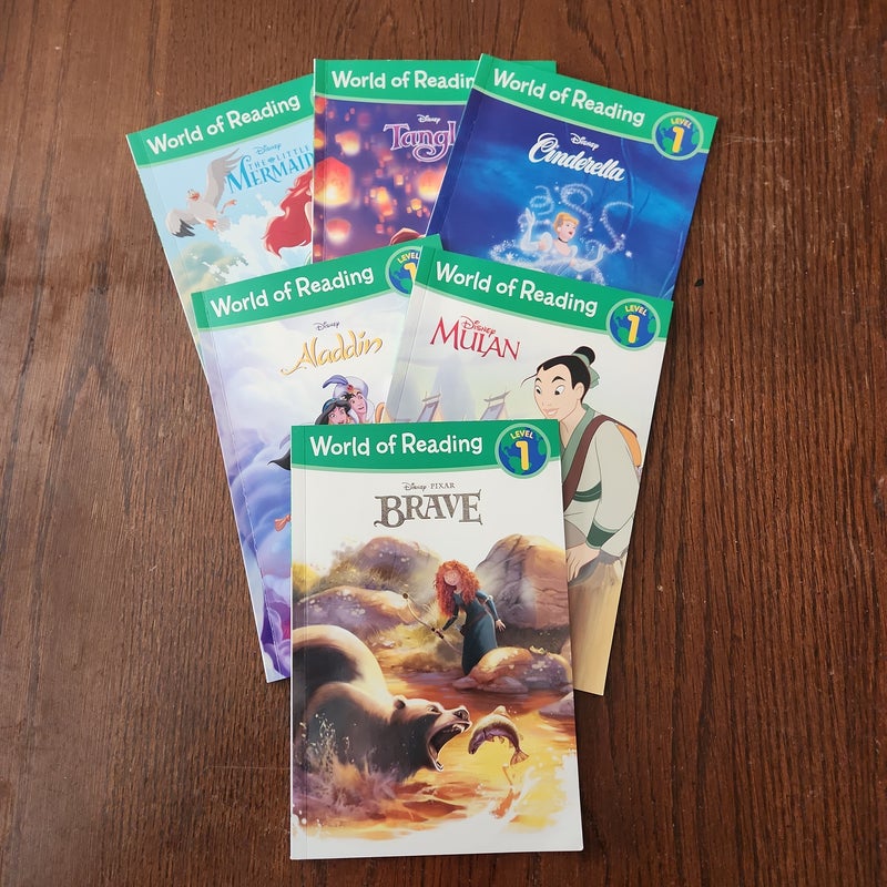 World of Reading Disney Princess Level 1 Boxed Set