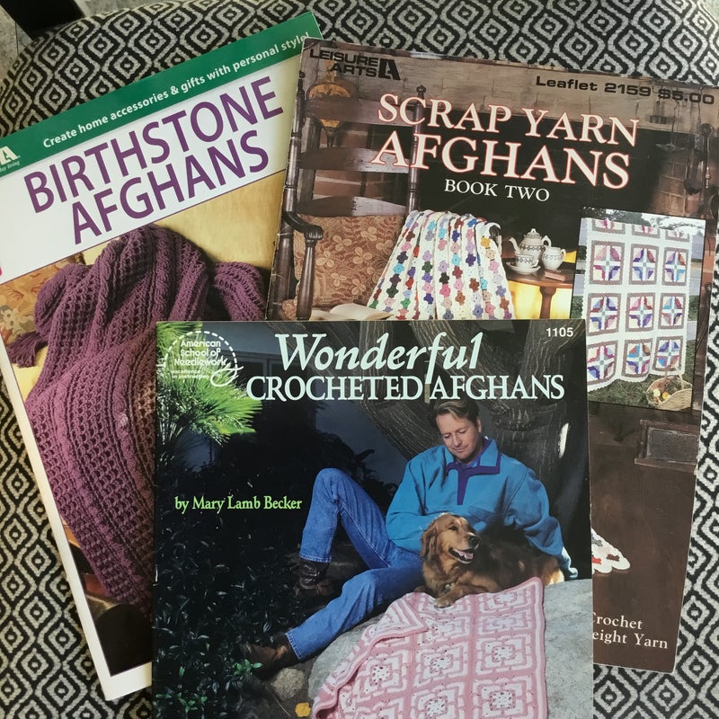 Crochet afghans 3-Pack