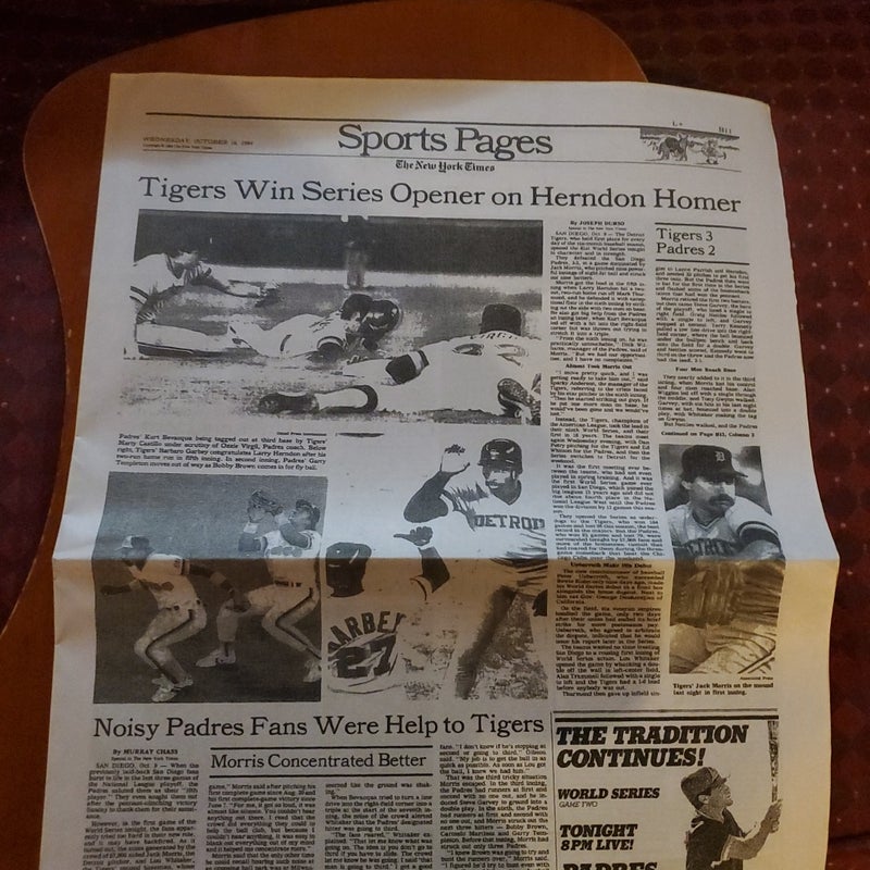 New York Times: The Greatest Moments in Detroit Tigers History 