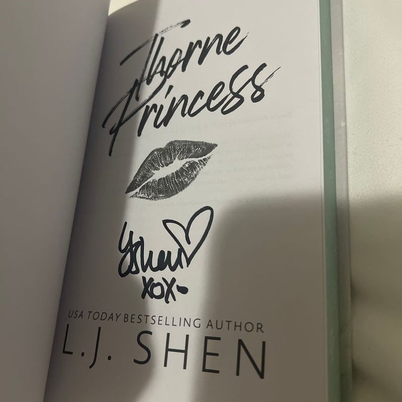 Signed Hardcover Throne Princess by L.J. offers Shen