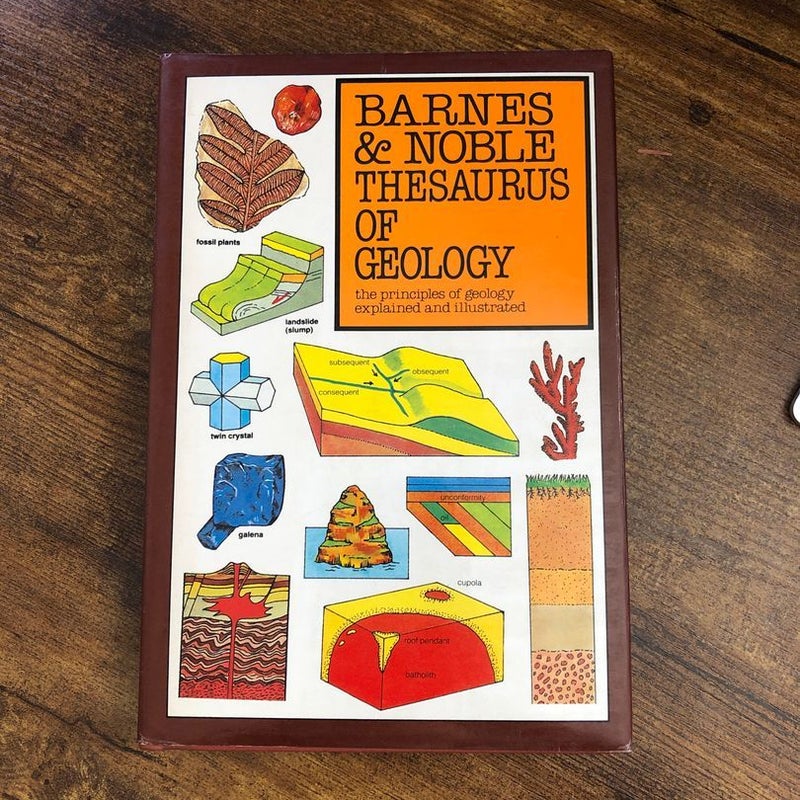 Barnes and Noble Thesaurus of Geology