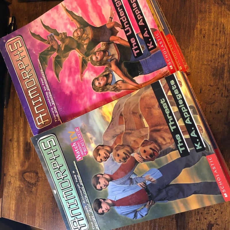 Animorphs Bundle - 8 Books - 9,13,15,16,17,21,22,24