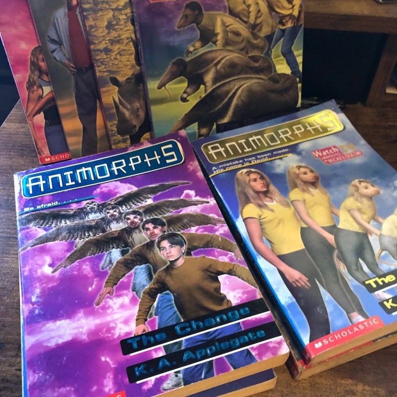 Animorphs Bundle - 8 Books - 9,13,15,16,17,21,22,24