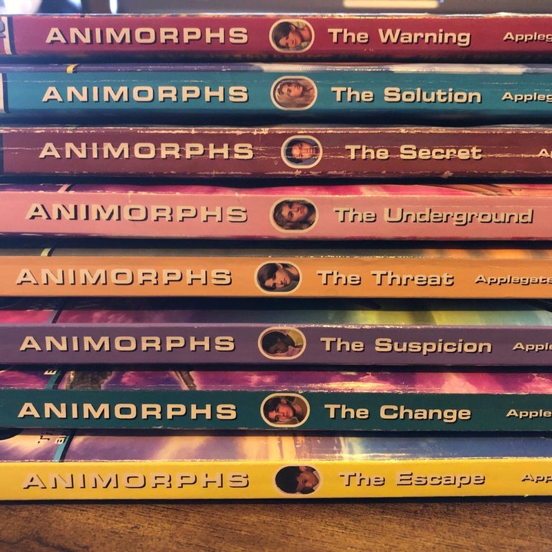 Animorphs Bundle - 8 Books - 9,13,15,16,17,21,22,24