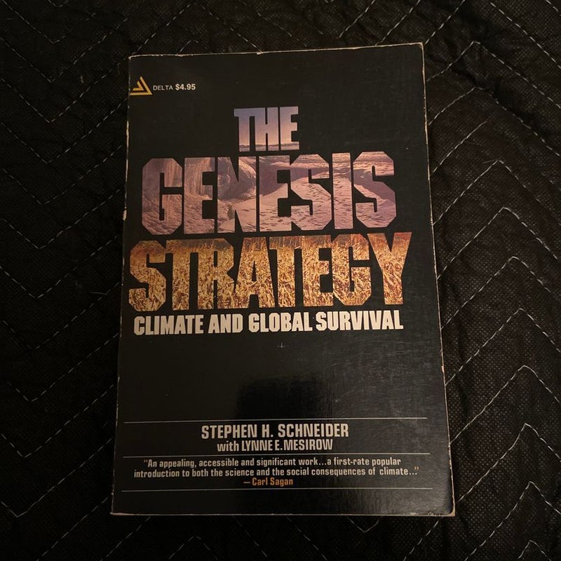 The génesis strategy climate and global survival 