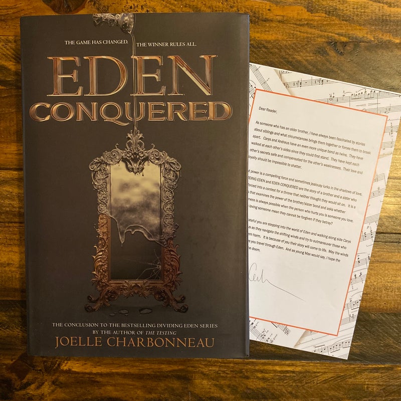 Dividing Eden (Signed Book Plate) & Eden Conquered