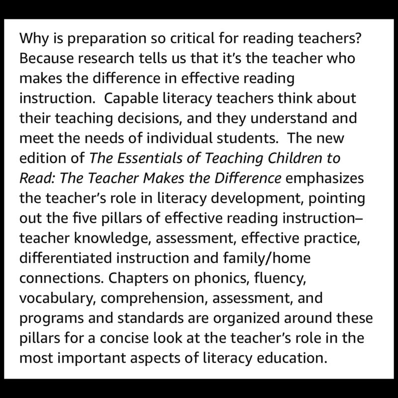 The Essentials of Teaching Children to Read 2nd Edition 