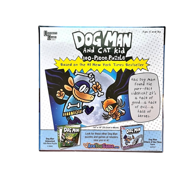 Dog Man & Cat Kid 100 Piece Puzzle 