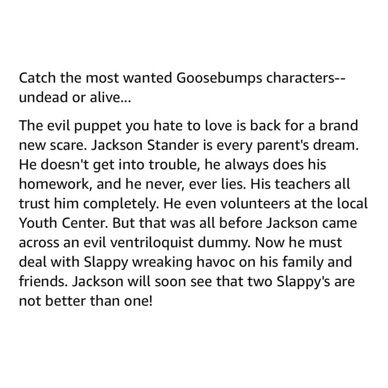 Goosebumps Most Wanted 