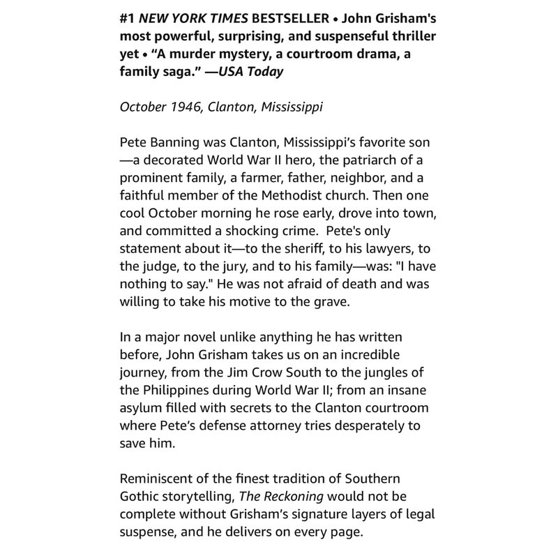 The Reckoning
