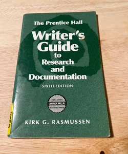 The Prentice Hall Writer's Guide to Research and Documentation