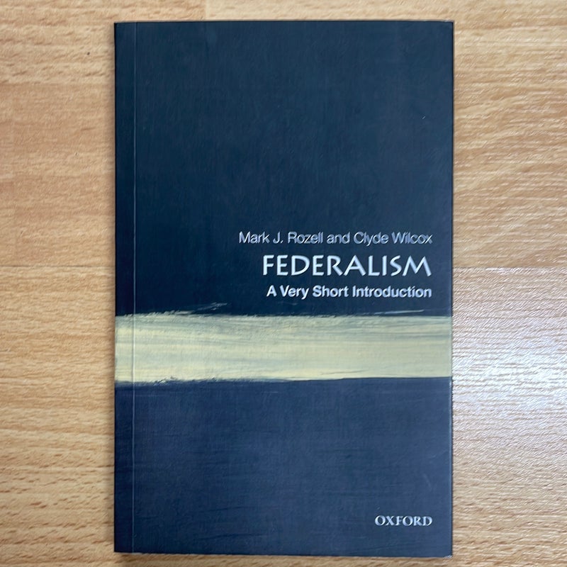 Federalism: a Very Short Introduction