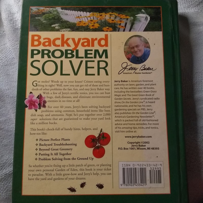 Jerry Baker's Backyard Problem Solver