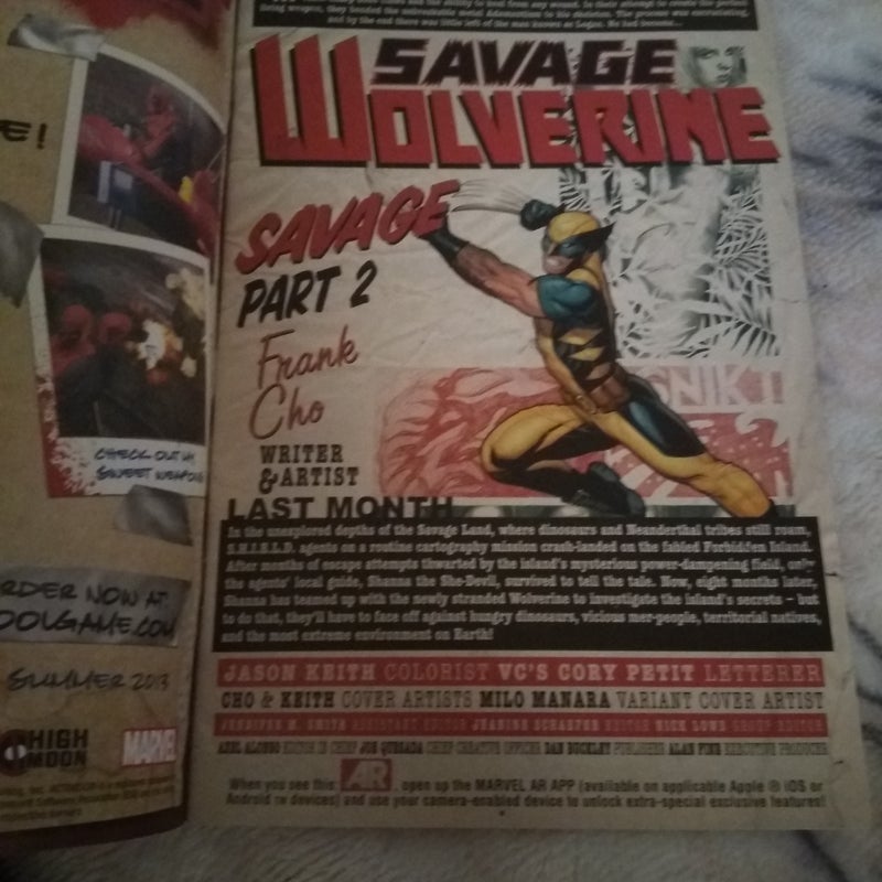 Savage Wolverine 