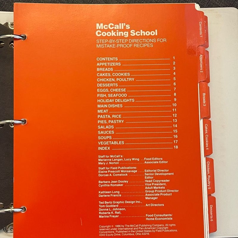 Vintage 1986 McCall’s Cooking School