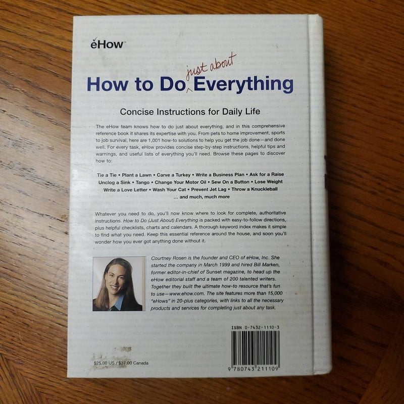 How to Do Just about Everything
