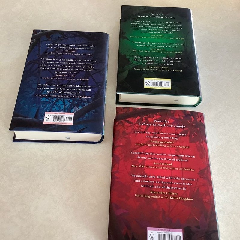 A Curse So Dark and Lonely trilogy (Fairyloot Editions)