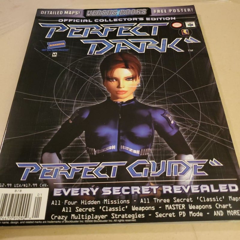 Perfect Dark Offical Collectors Edition Special Blockbuster Edition 