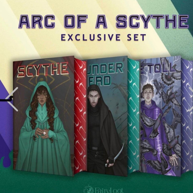 Scythe Fairyloot Exclusive SIGNED SET + CROWN!