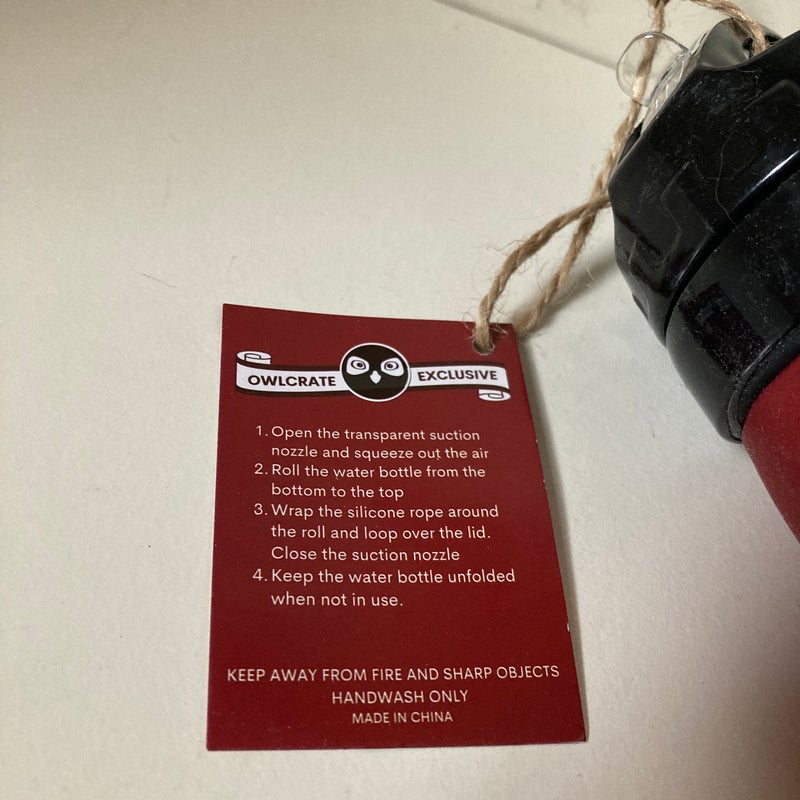 Owlcrate July 2022 Collapsible Silicone Water Bottle