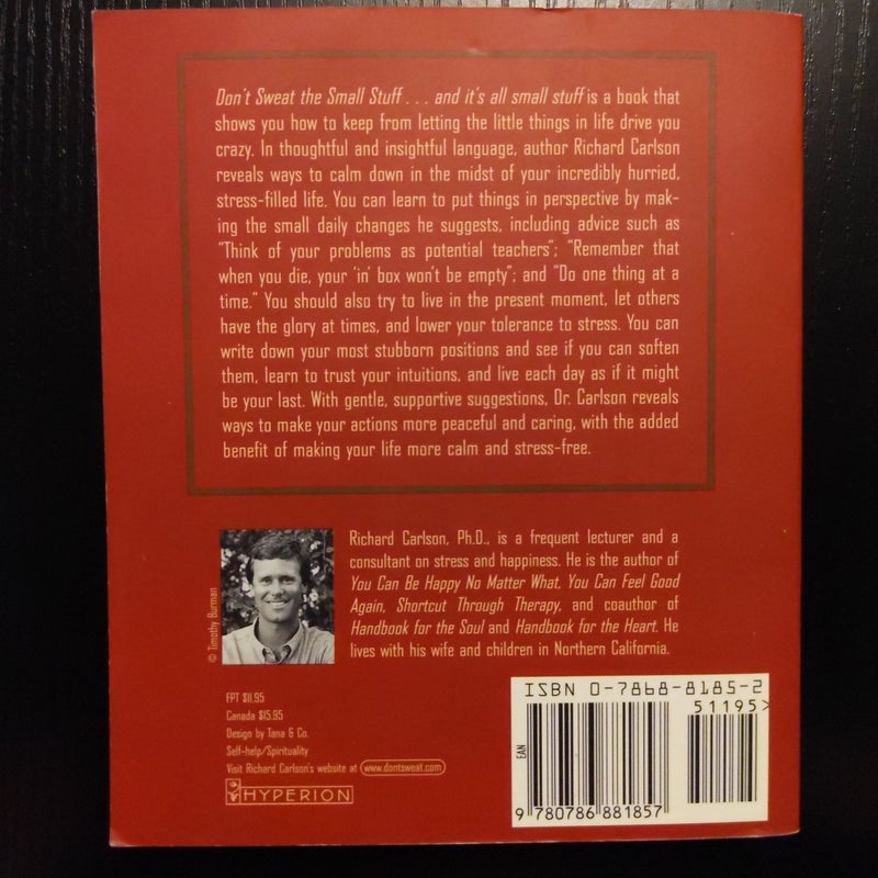 Don't Sweat the Small Stuff ... and It's All Small Stuff