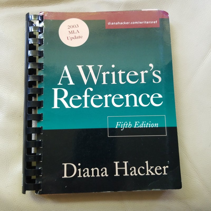 A Writer's Reference