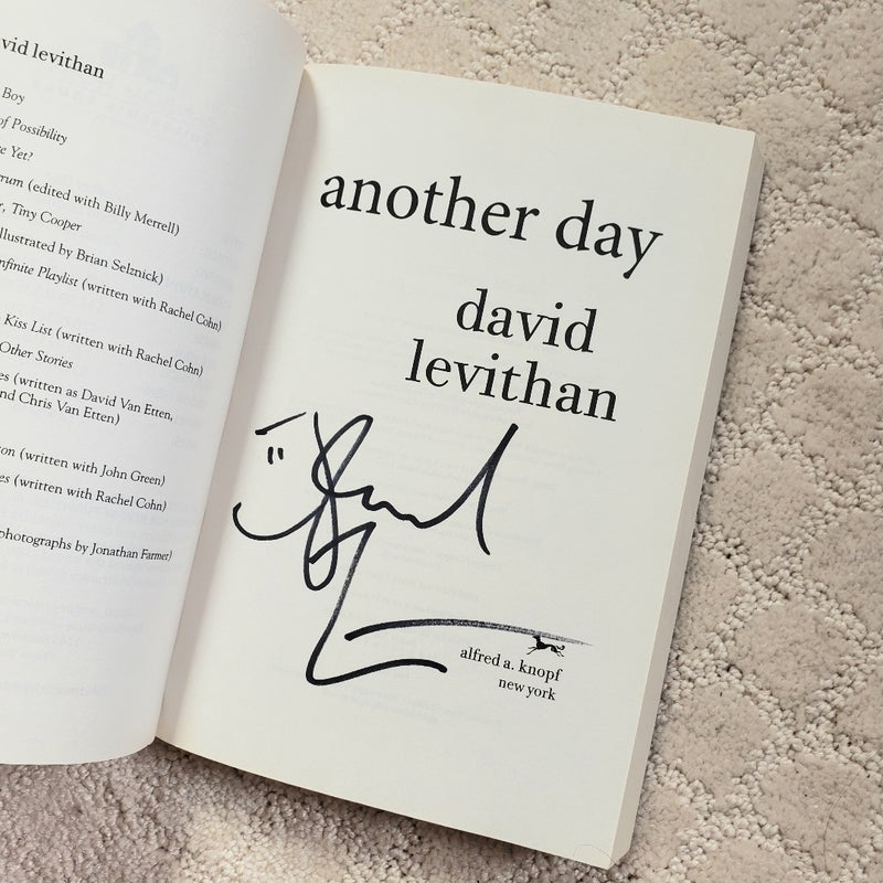SIGNED Another Day (Every Day book 2)