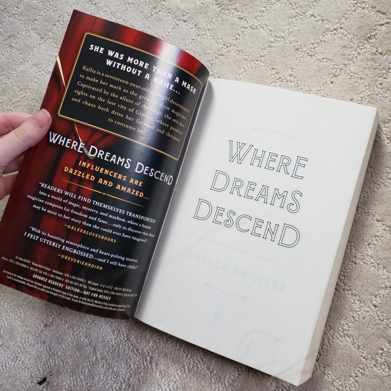 ARC Where Dreams Descend (Kingdom of Cards book 1)