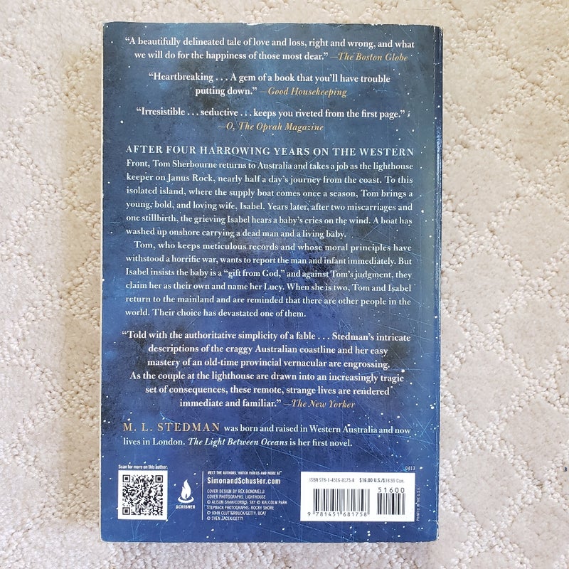 The Light Between Oceans (Scribner Paperback Edition, 2013)