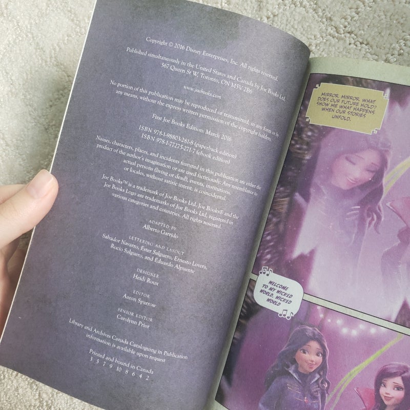 Disney Descendants Wicked World Wish Granted Cinestory Comic