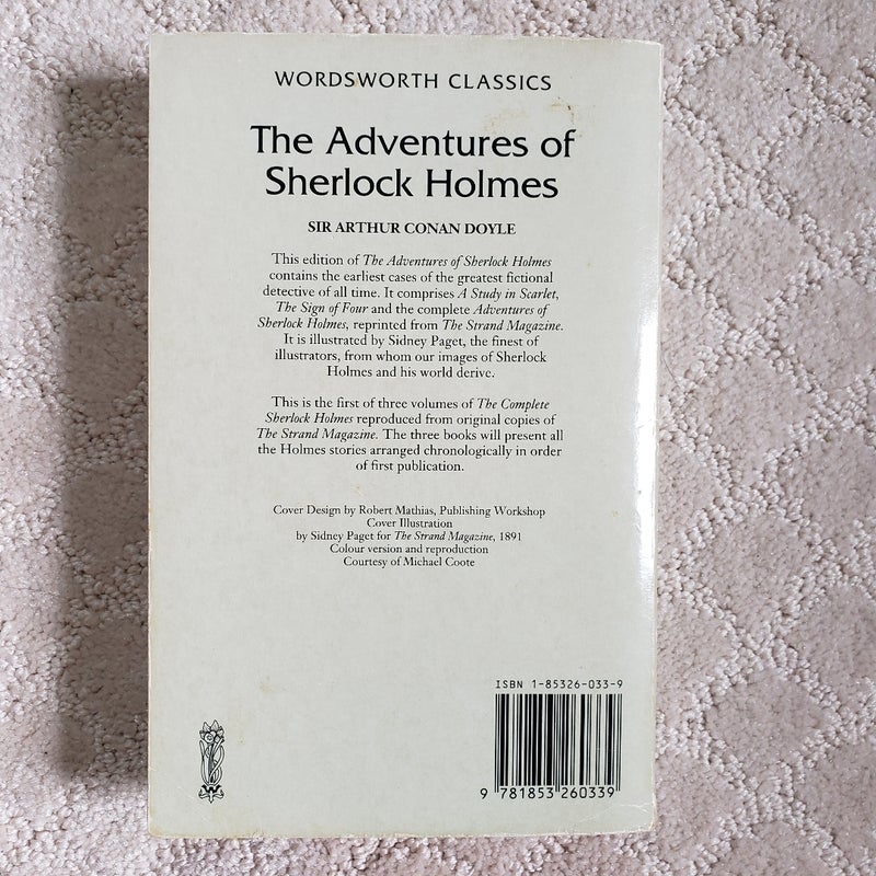 The Adventures and Memoirs of Sherlock Holmes (Wordsworth Classics Edition, 1992)