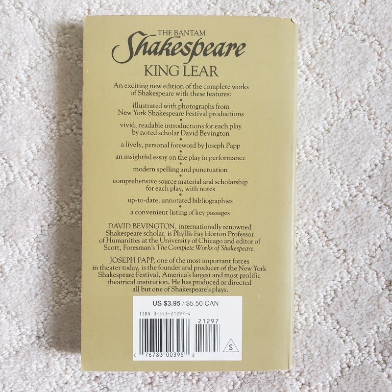 King Lear (Bantam Classic Edition, 1988)