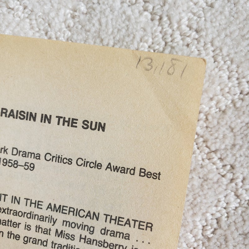 A Raisin in the Sun : The Complete Original Version