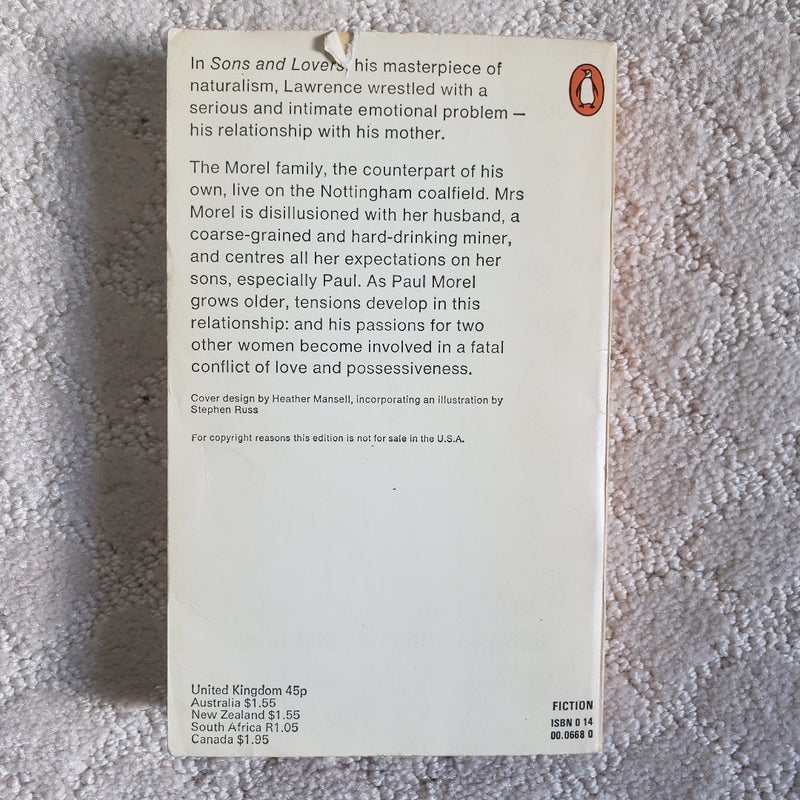 Sons and Lovers (Penguin Books, 1971)