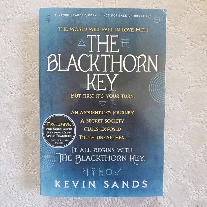ARC The Blackthorn Key 